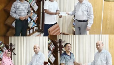 চাঁপাইনবাবগঞ্জে তিনটি উন্নয়ন প্রকল্পে ক্ষতিগ্রস্ত ভূমি মালিকদের চেক বিতরণ