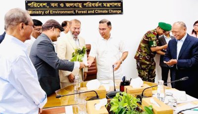 পরিবেশ-বন ও জলবায়ু পরিবর্তন মন্ত্রণালয় পরিদর্শনে প্রধানমন্ত্রী