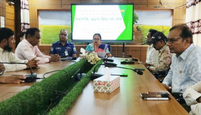 নাচোলে শারদীয় দুর্গাপূজা উদযাপন উপলক্ষ্য প্রস্তুতি সভা