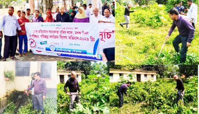 চাঁপাইনবাবগঞ্জে ডেঙ্গু প্রতিরোধে জেলা প্রশাসন ও পৌরসভার বিশেষ অভিযান