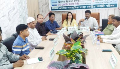 জাতীয় সাংবাদিক সংস্থার নির্বাহী কমিটির মাসিক সভা