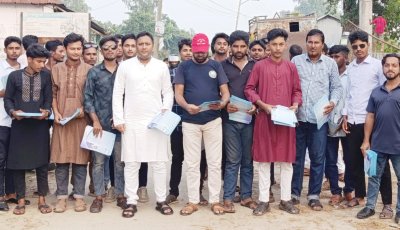 সিংড়ায় ইটালী ইউপি চেয়ারম্যান প্রার্থী সবুজের মোটরসাইকেল শোডাউন