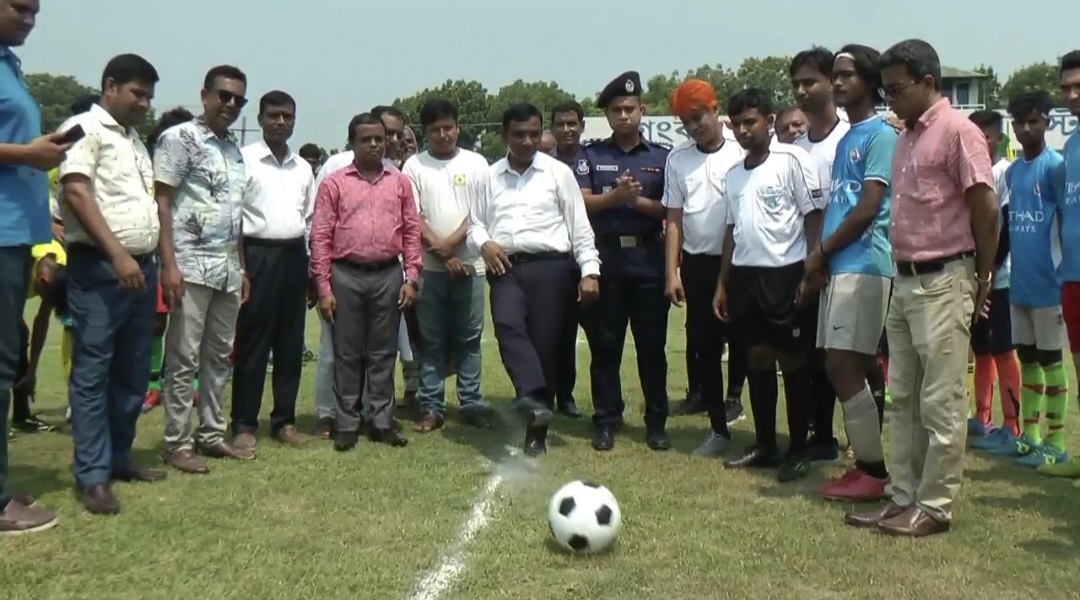 নাটোরে বঙ্গবন্ধু শেখ মুজিবুর রহমান আন্তঃকলেজ ফুটবল টূর্ণামেন্ট শুরু